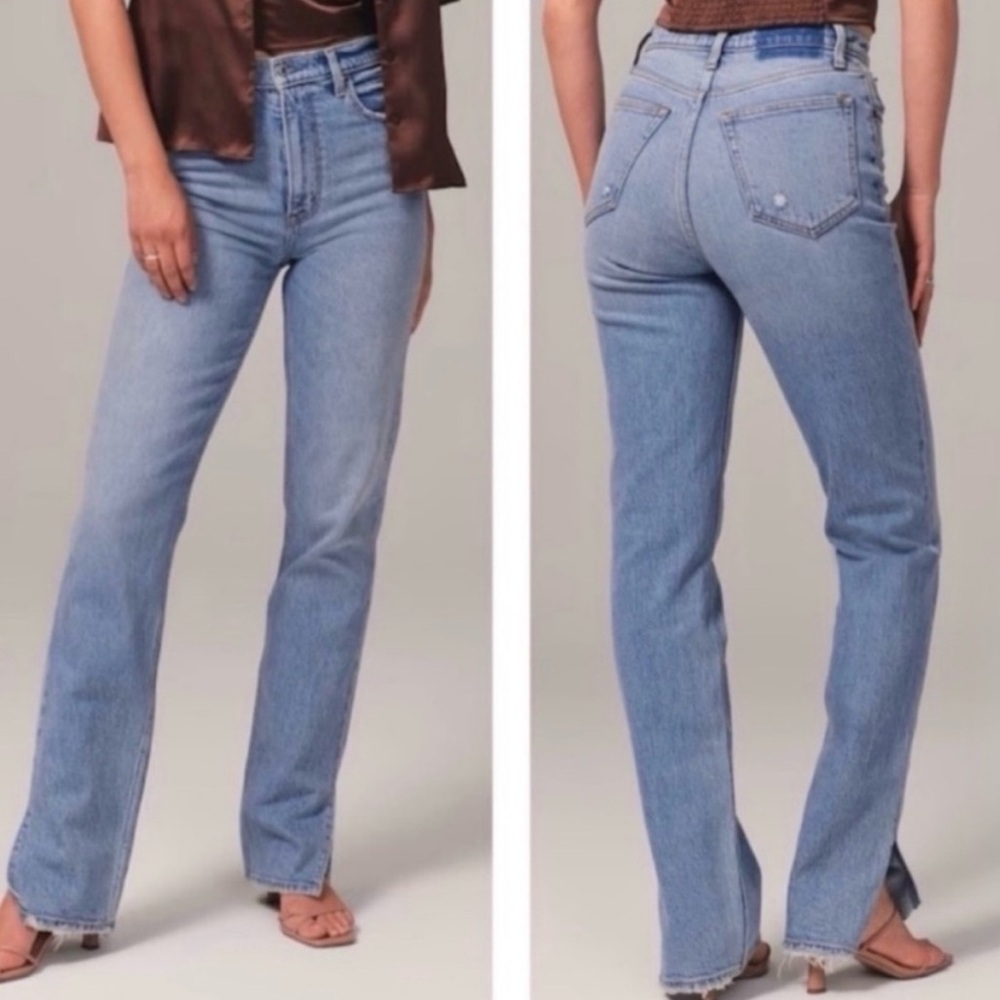 Abercrombie & Fitch 90's Straight Ultra High Rise Jeans